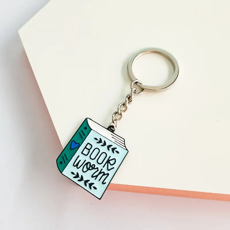 Bookworm Keyring