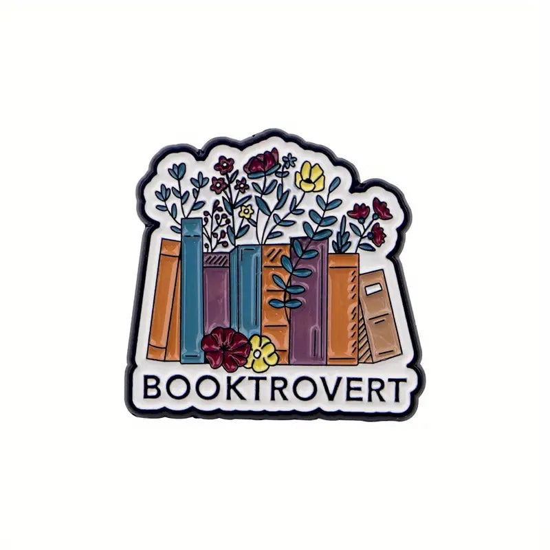 Booktrovert Lapel Pin