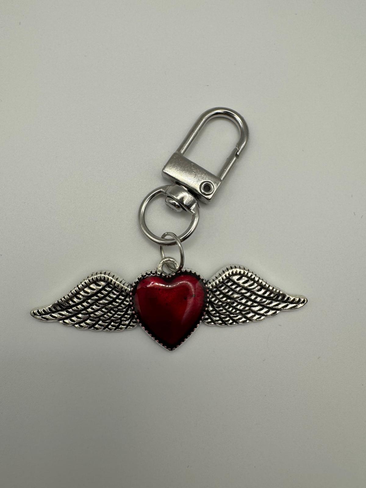 Assorted Kindle Charms/Keyrings - Silver and Red Collection