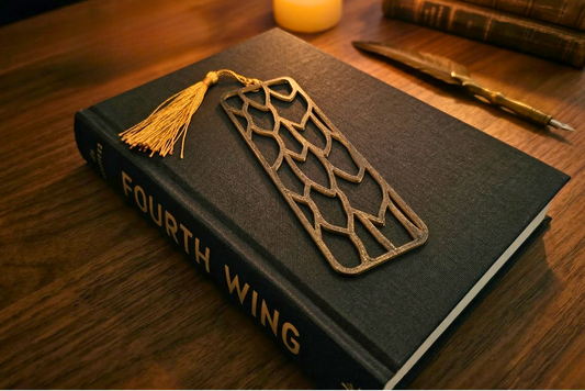 The Gilded Dragon Scale Bookmark