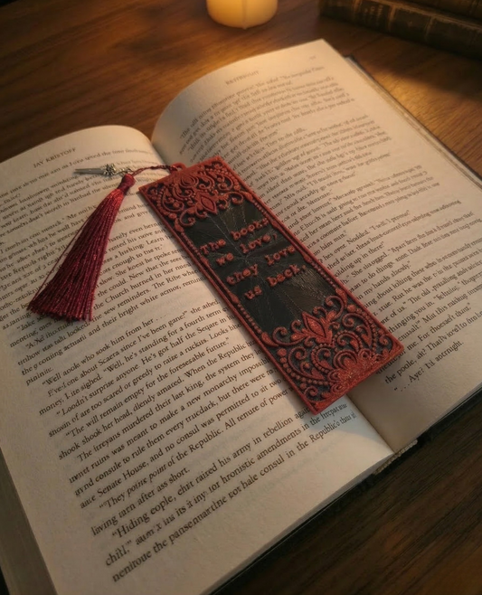 Crimson Shadow Bookmark