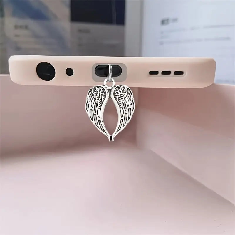 Angel Wings Dust Plug Charm